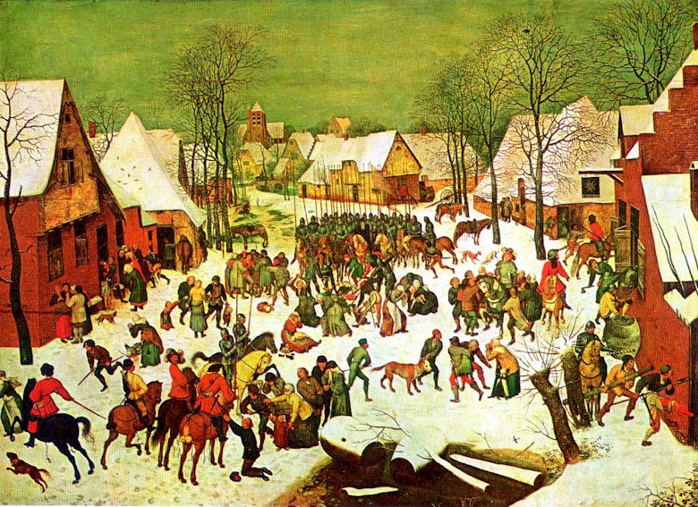 De moord op de Onnozele Kinderen door Pieter Brueghel