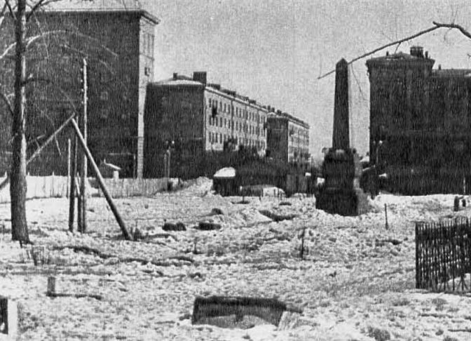 Le cimetière totalement désert dans les années '40