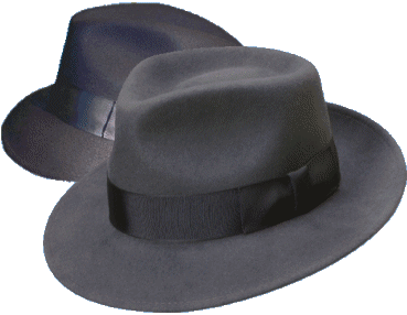 Des chapeaux fédora