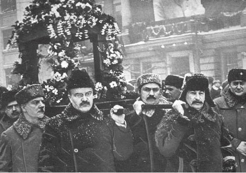 De begrafenis van Ordzjonikidze