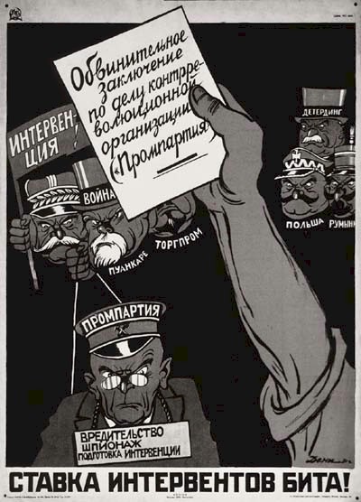 Affiche tegen de interventionisten