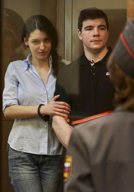 Anastasia Baboerova en Stanislav Markelov